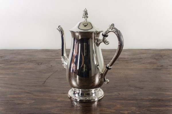 tea pot, silver plated