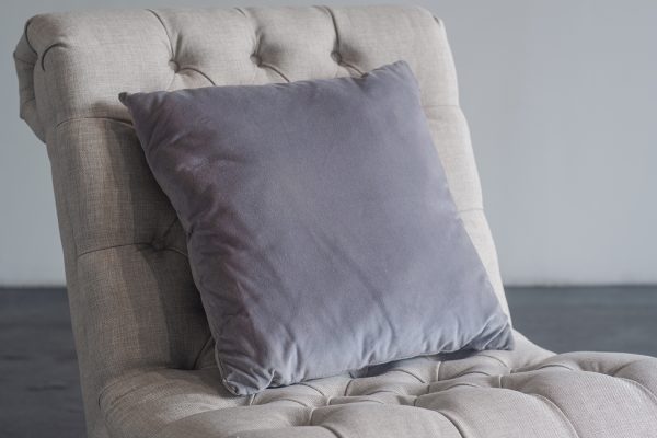 Pillow, Grey Velvet